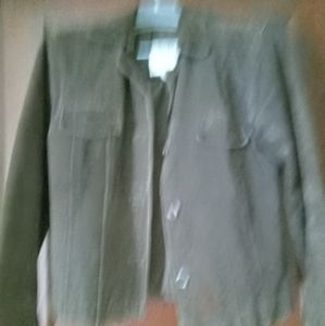 B B Dakota Brown Suede leather Jacket Size Med